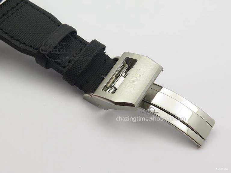 MIROTIME 0812 Pilot Chrono IW388003 Real Ceramic V6F 1:1 Best Edition On Black Nylon Strap A StreetReady 7284